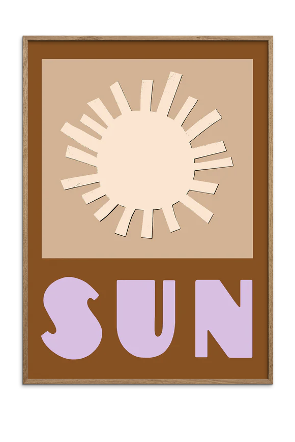 sun art print