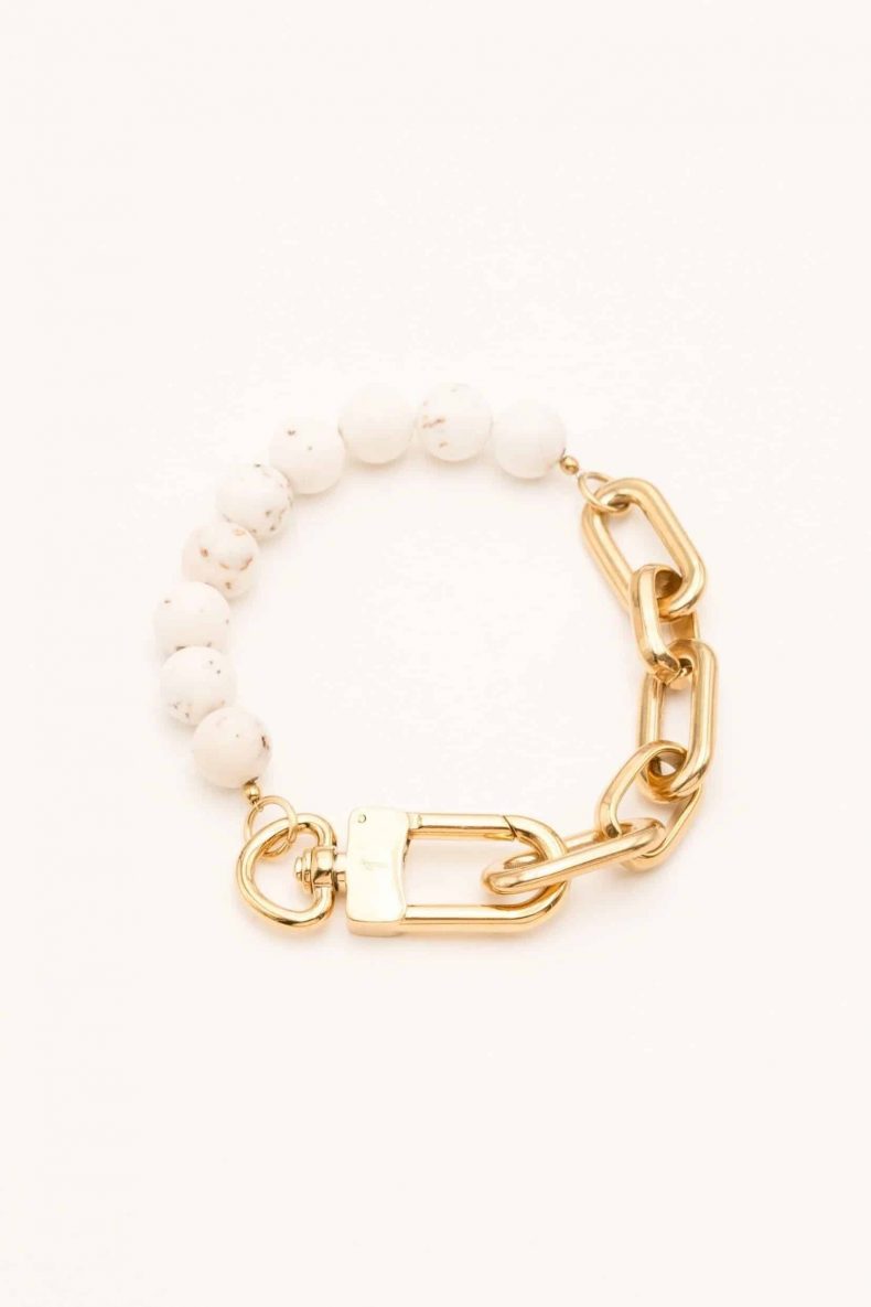 Bohm Paris Kelly Bracelet White Howlite