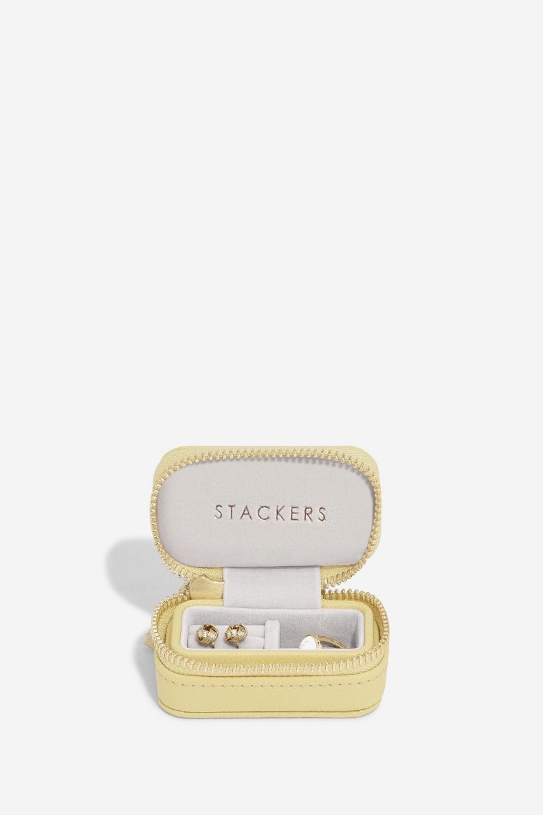 stackers yellow petite jewellery box