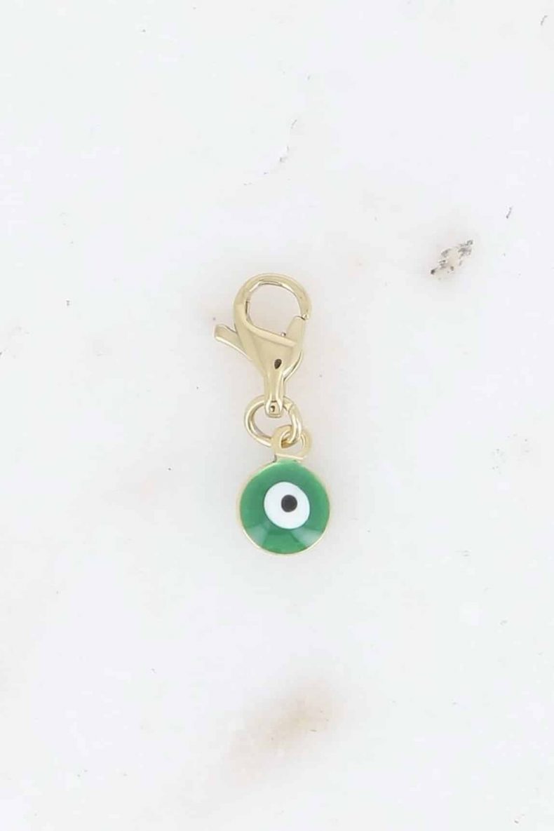 Bohm Paris Green Enamel Protectve Eye Charm