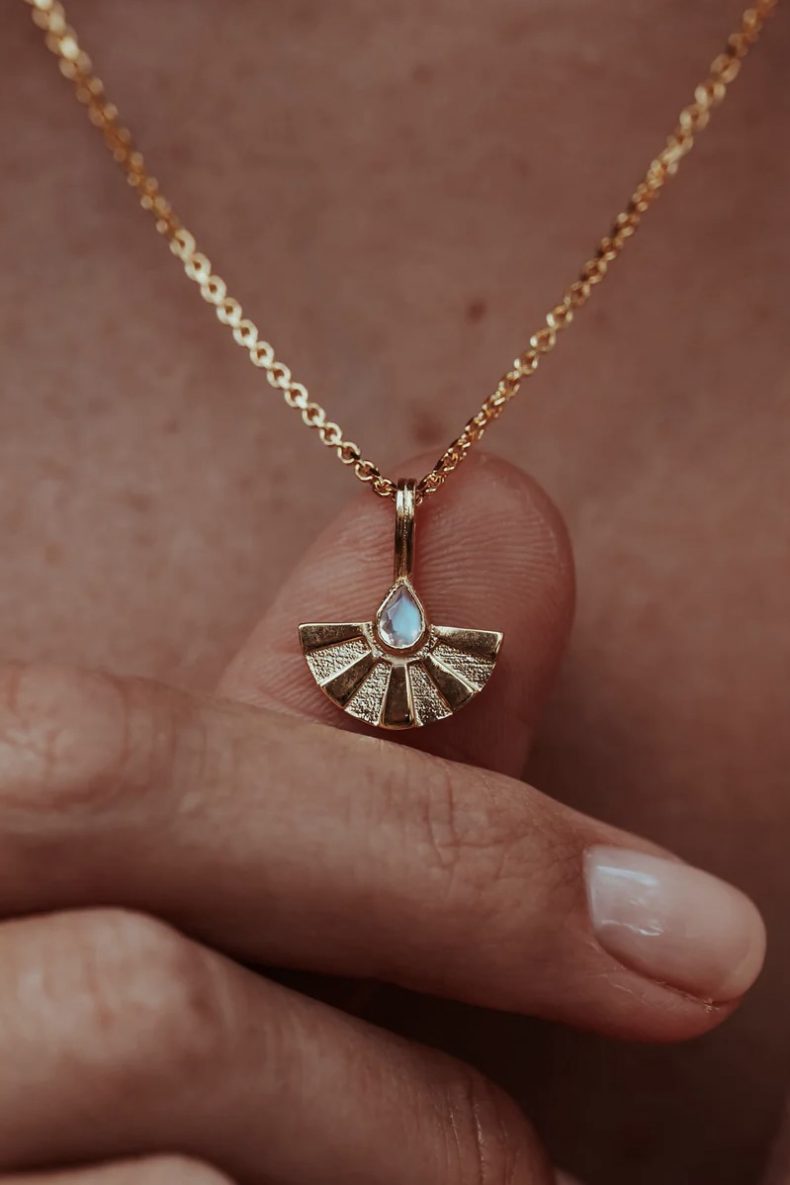 Cabinet Jewellery Sunrise Moonstone Necklace