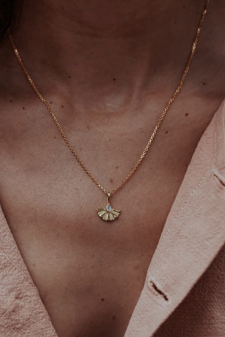 Cabinet Jewellery Sunrise Moonstone Necklace