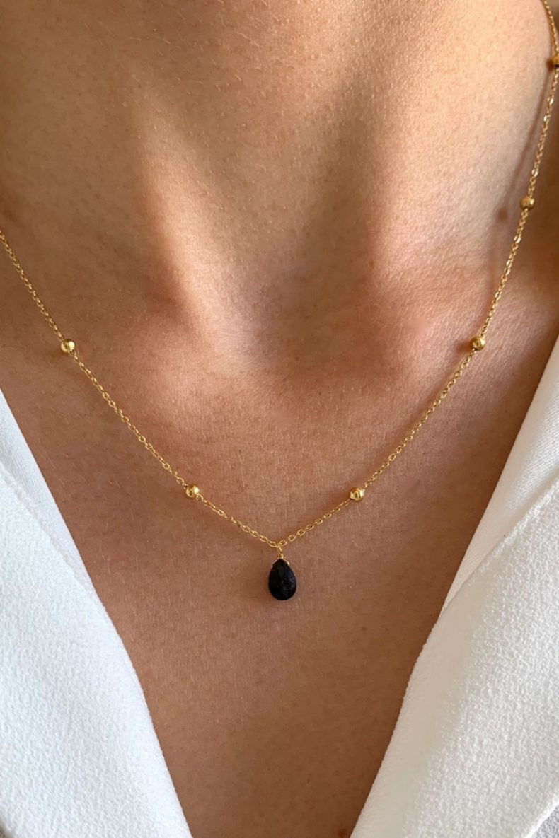 vc black onyx necklace