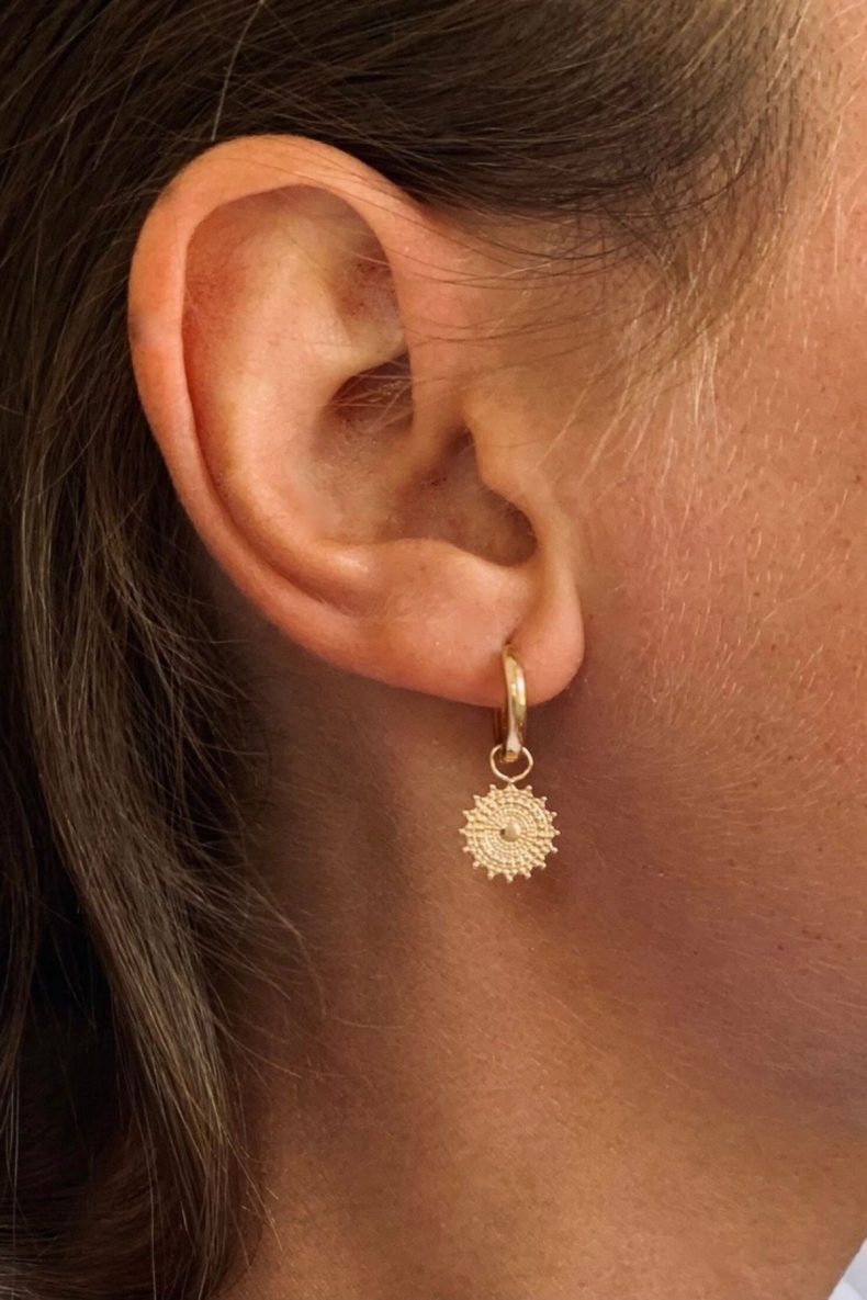 vc sun pendant earrings