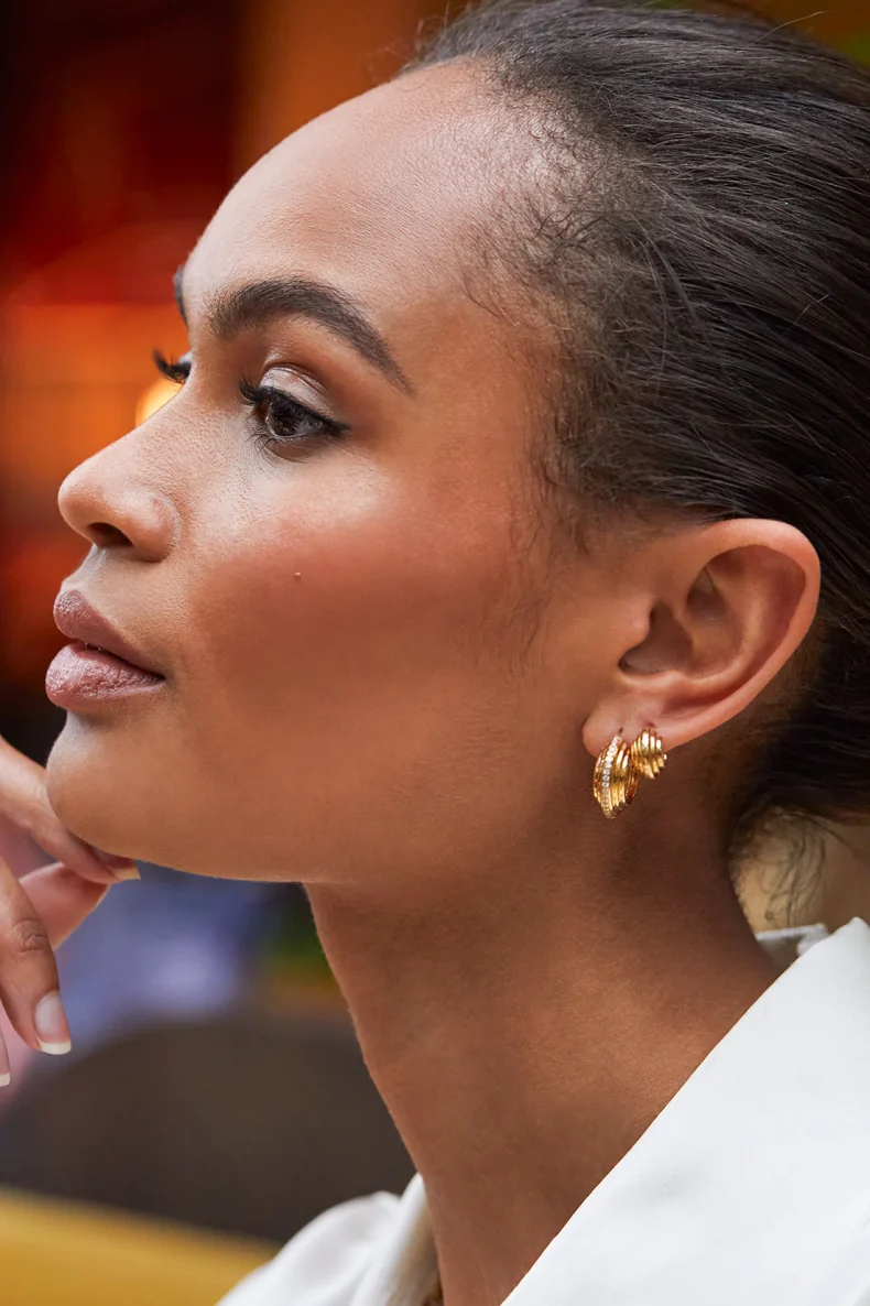 Estella Bartlett Ridged Earrings