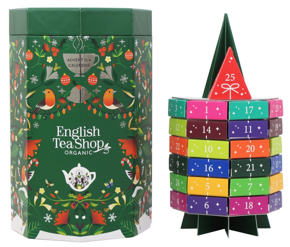 Adventskalender Julgran med te English Tea Shop