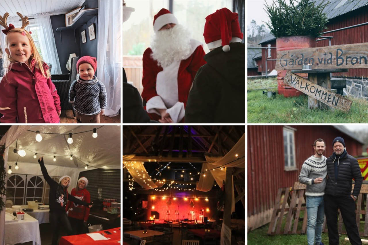 julmarknad gården vid bron