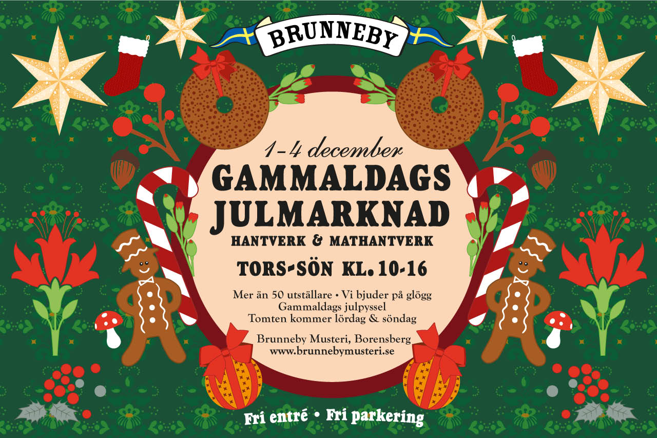 Julmarknad på Brunneby Musteri 2022 För Besökare & Utställare