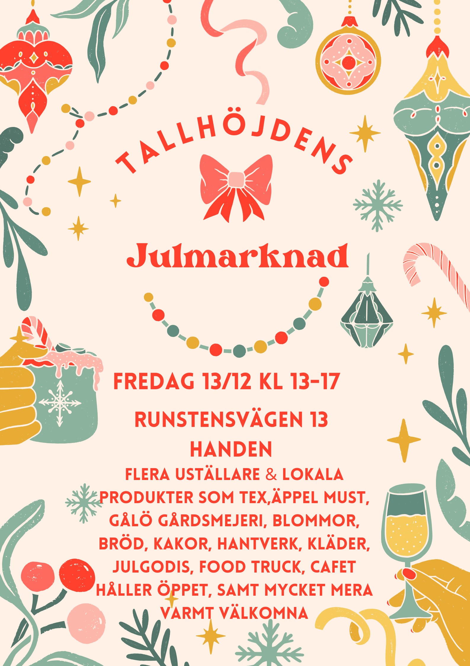 julmarknad tallhöjden