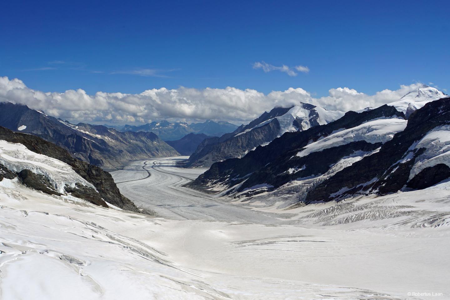 Jungfraujoch-Top of Europe with Aletsch Glacier
