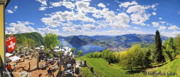 View from Monte Bré above Lugano