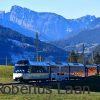 GoldenPass Line near Gstaad with the Gruyeres mountians in the background