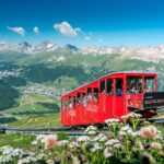 The Muottas Muragl funicular railway