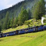 Furka steam train near Oberwald