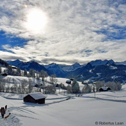 Winter wonderland near Gstaad