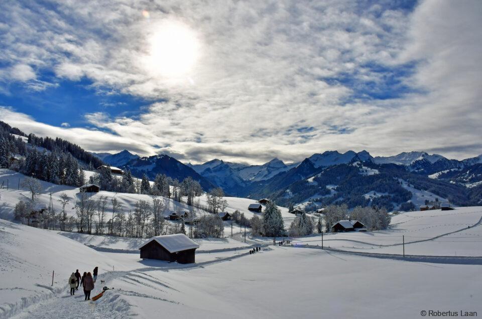 Winter wonderland near Gstaad