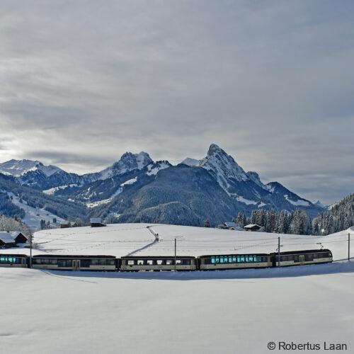 Golden Pass Line Panoramic in winter