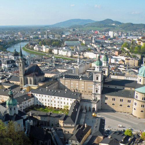 Salzburg seen from the Hohensalzburg
