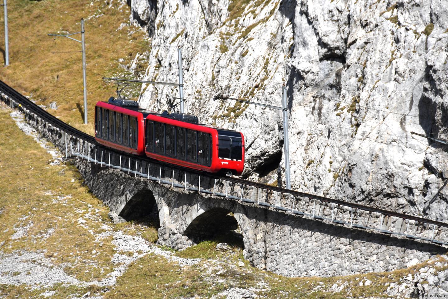 steep railway on a mountain