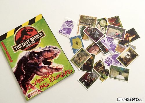 The Lost World: Jurassic Park sticker album