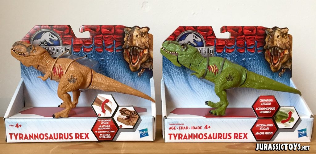 Jurassic World Basher T-Rex variations