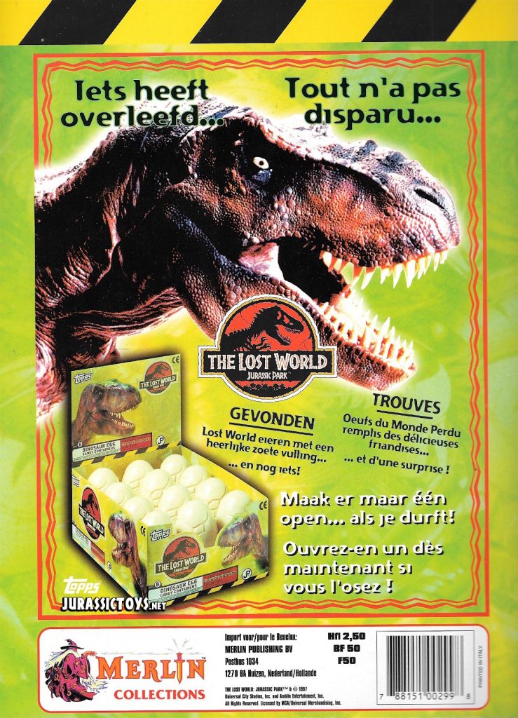 Topps The Lost World eggs