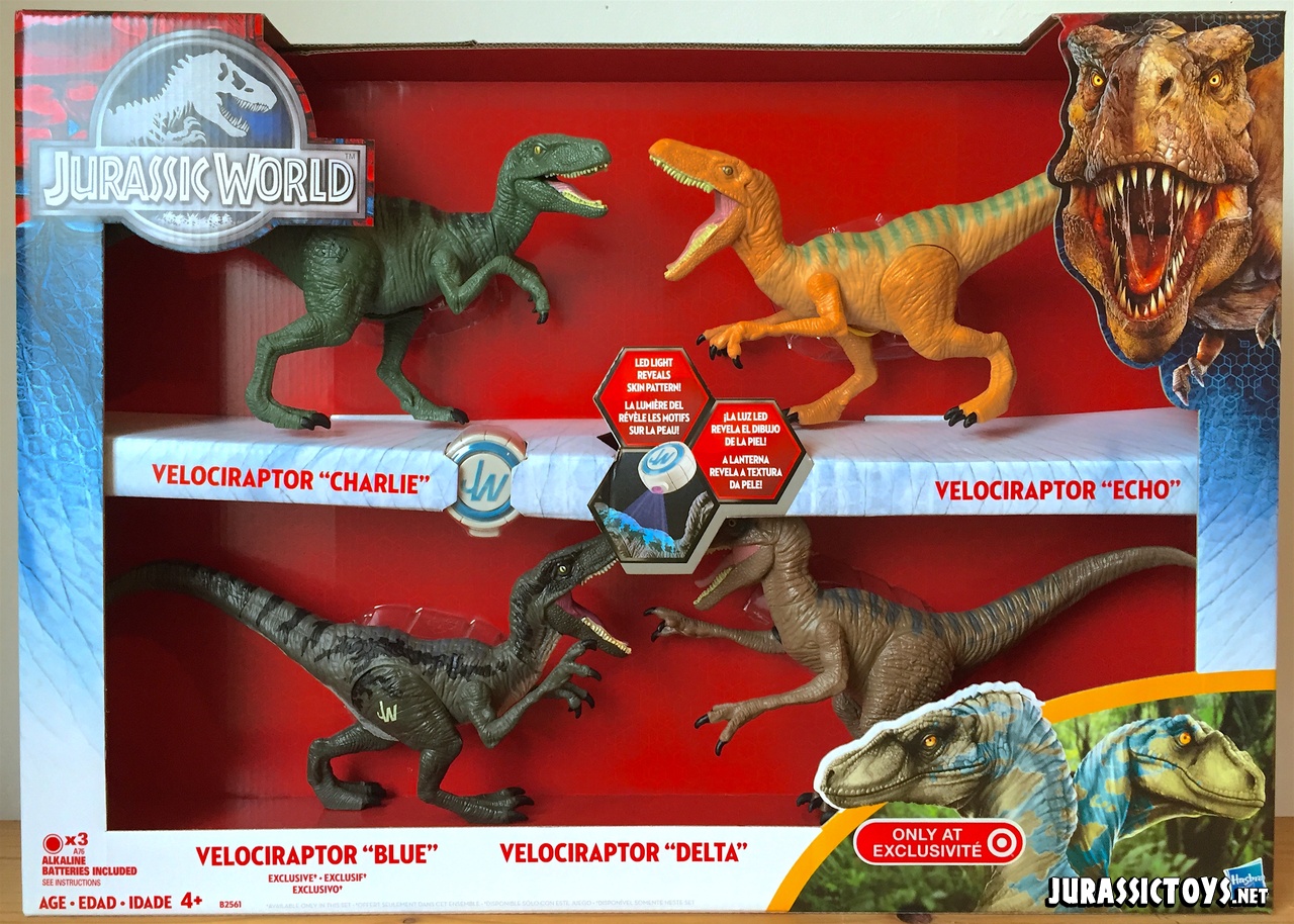 Jurassic World Velociraptor 4 Pack Jurassic Toys 6388