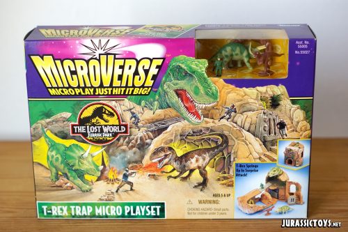 Microverse T-Rex Trap micro playset