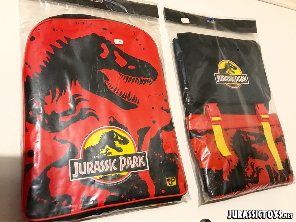 Jurassic Park backpacks