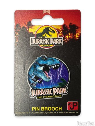 Pin brooch The Tyrannosaurus (lightning)