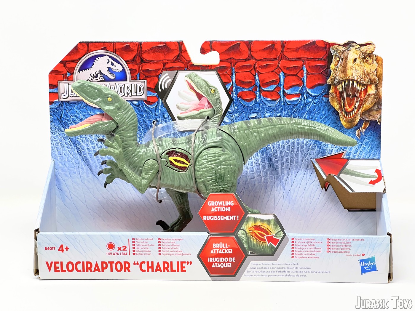 Growlers Velociraptor “charlie” Jurassic Toys 