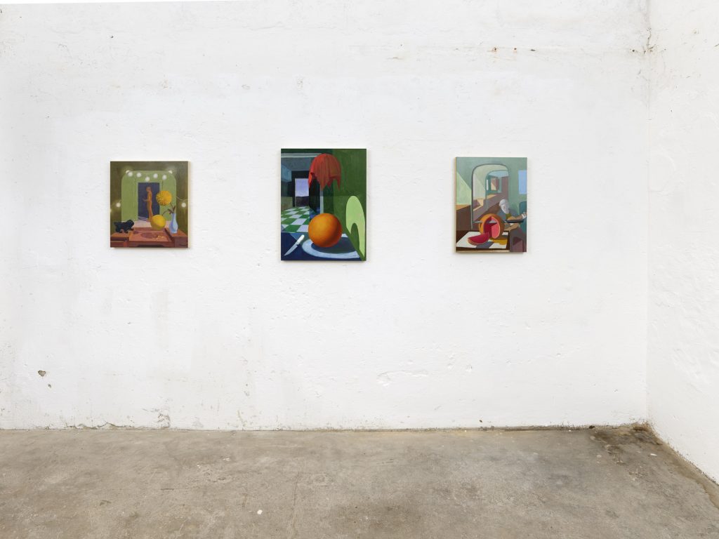 Exhibition A Matter of Touch, installation view, works by Joseph Kameen, curated by Jurriaan Benschop