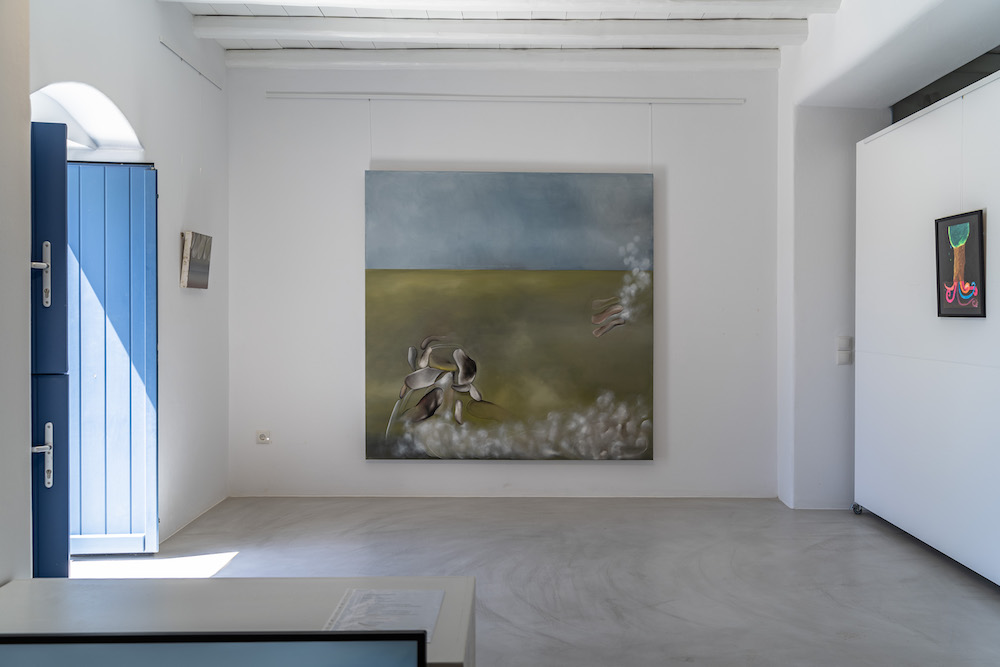 What We Learn from Land and Sea, view of exhibition at Paros, Cycladic Arts