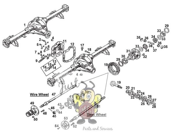 Rear Axle (Tube)