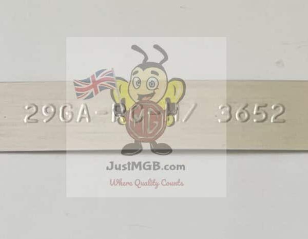 Engine Plate MGC, Healey 100, 2600 & 3000 etc Forward and Reverse Stamped (Embossed)
