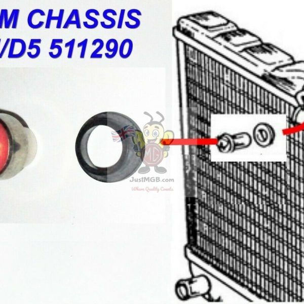 KTP9003 MGB Radiator Fan Switch and Seal (1981 Cars Only)