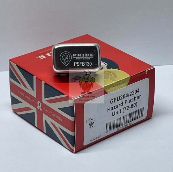 SFB130 – Hazard Relay – Pride Lucas Specification (GFU204 / GFU2204) MGB 1972 on + Many More