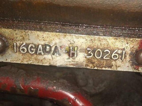 Engine Plate MGA 1500/1600 & Twin Cam Engine Plate reverse stamped (Embossed) as per Original - Image 6