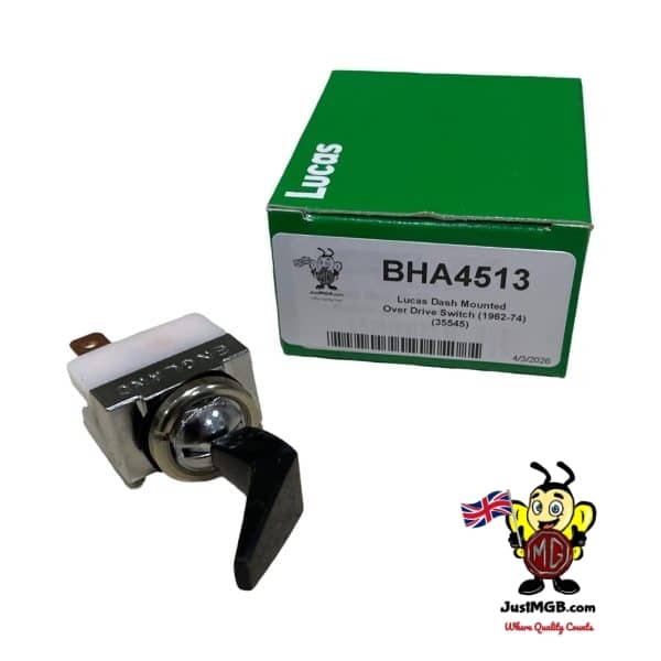 Lucas MGB GT & Roadster MGC Dash Mounted Over Drive Switch (1962-74) BHA4513