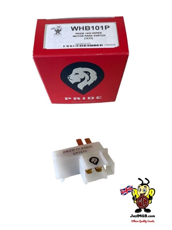 MGB Wiper Motor 14W Park Switch WHB101 Pride - Fits GXE7708
