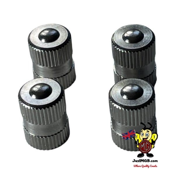Quality Classic (OEM Look) Brass Plated Tyre Valve Caps (Quantity 4)