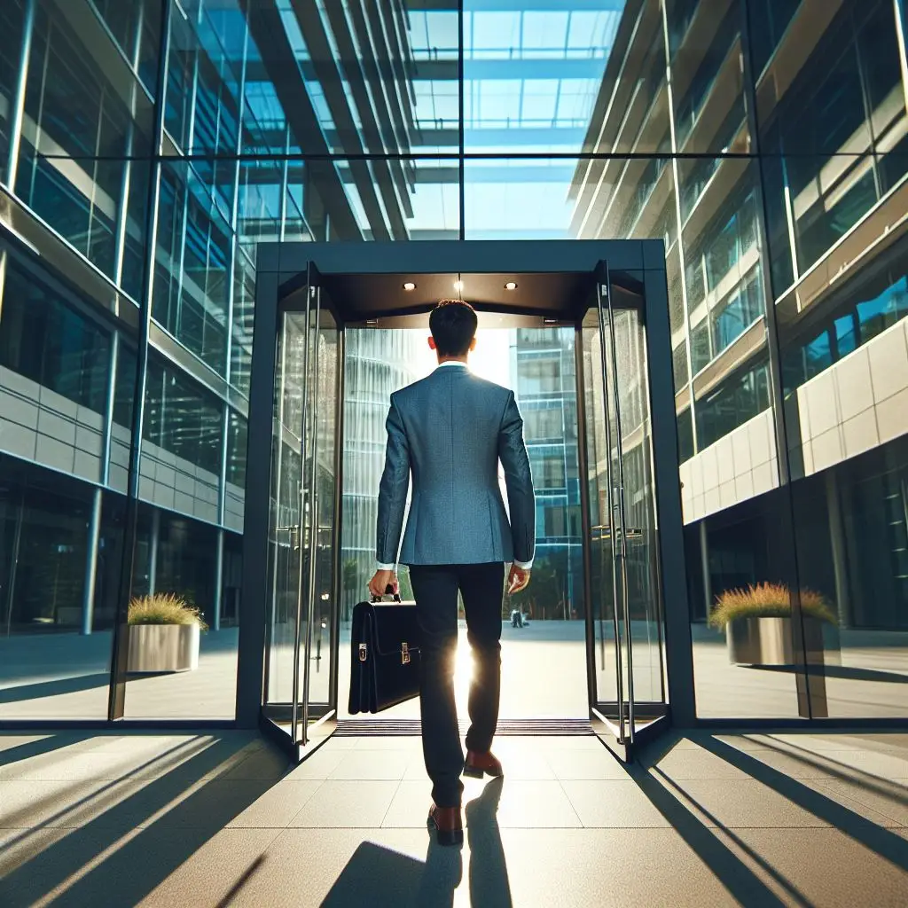 Een jonge succesvolle business developer