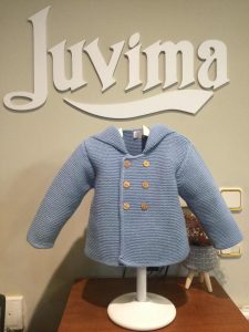 Abrigo Botones Azul de La Martinica