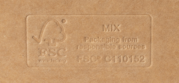 FSC branded packaging