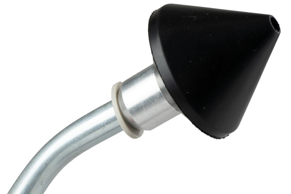 Push-in rubber nozzle