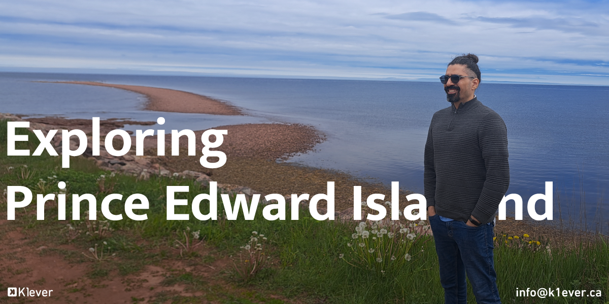 Bruno exploring prince edward island