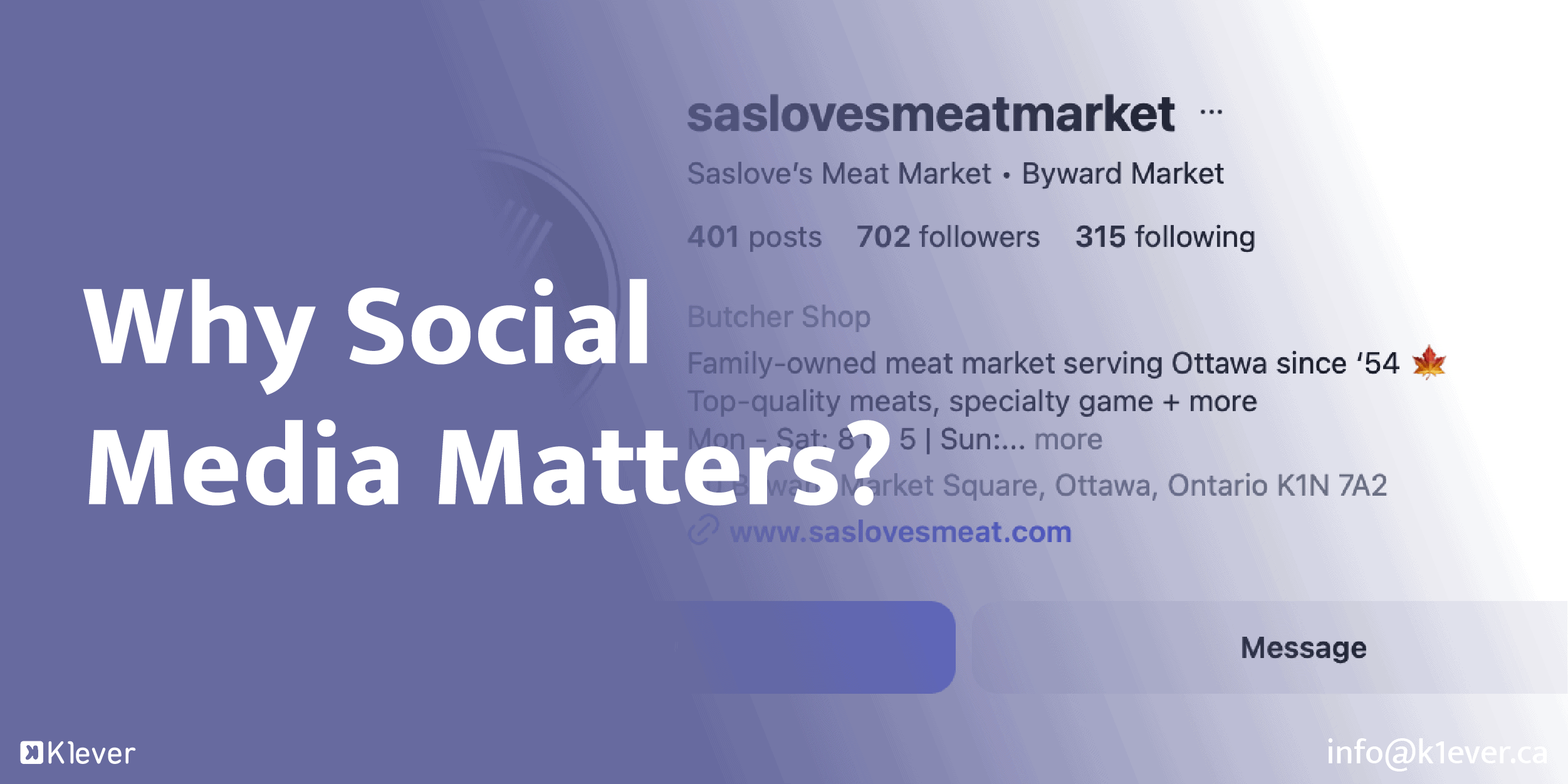 Why Social Media Matters