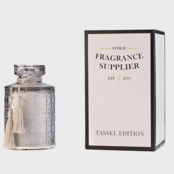 sthlm-dif-grey.jpg STHLM Aroma diffuser Grey Tassel Edition