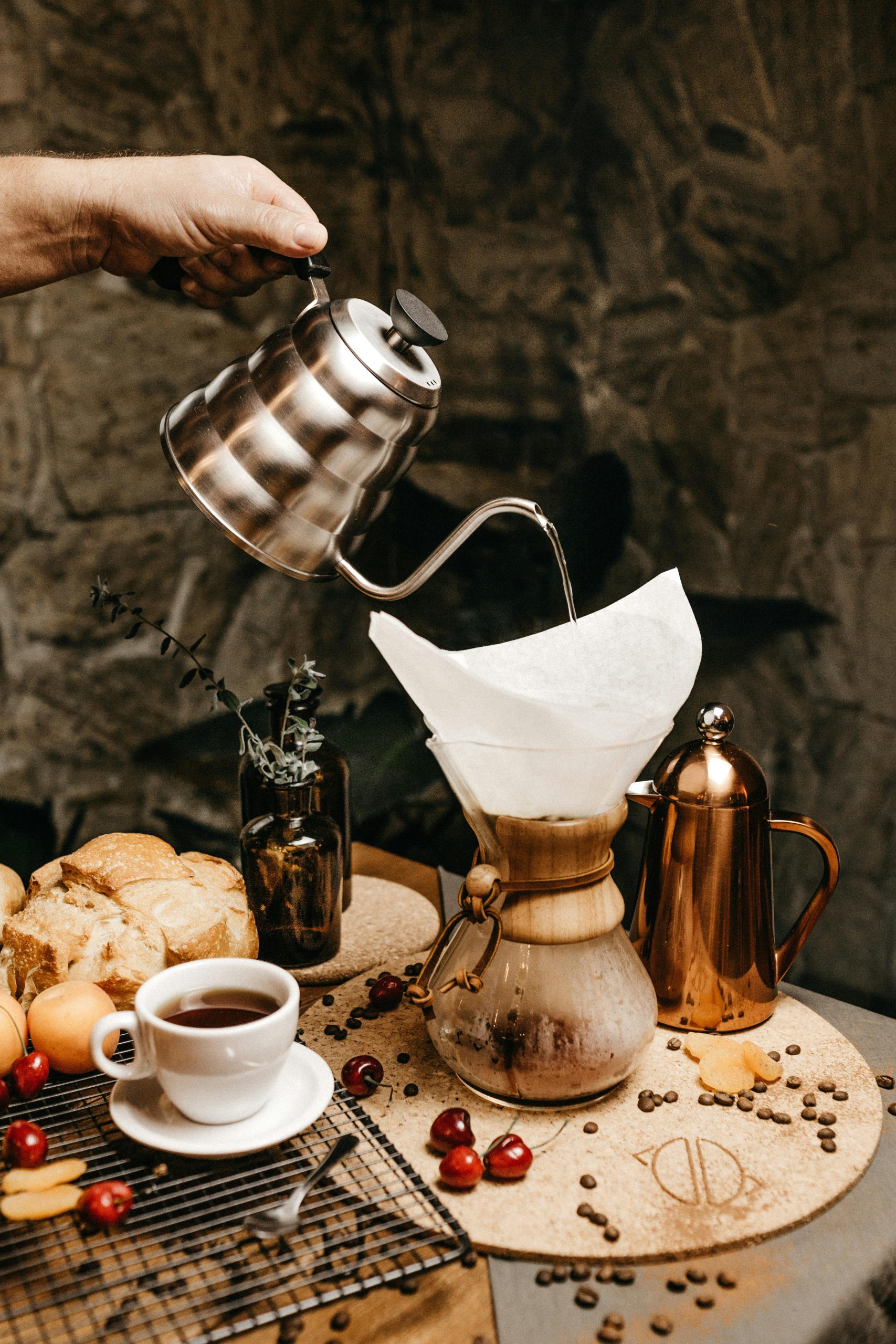 bryggmetoder för kaffe