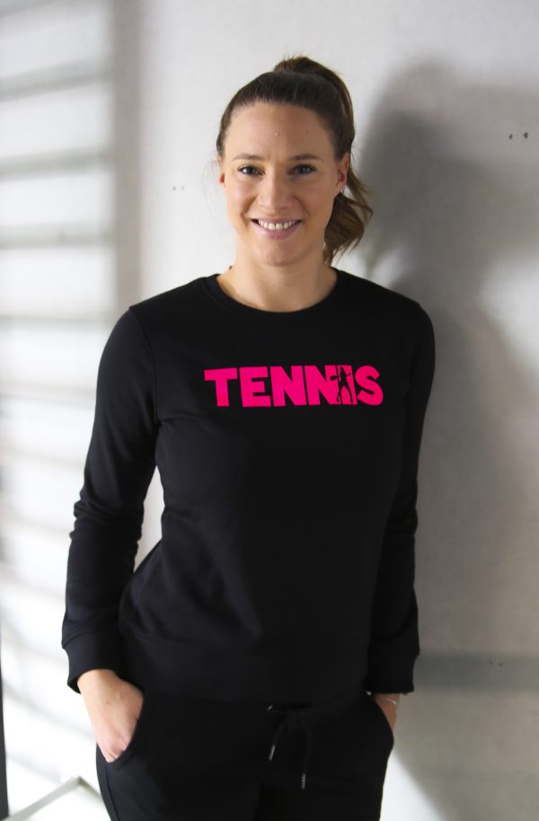 Tennis sweater zwart Kairos Collection
